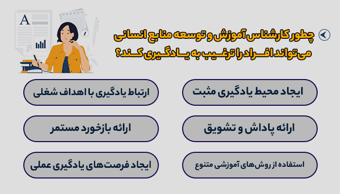 وظایف کارشناس آموزش مدیریت منایع انسانی